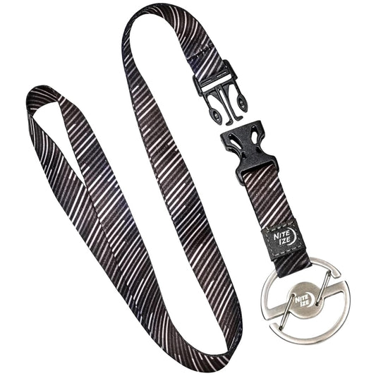 Karabińczyk Nite Ize Medallion Key Carabiner ze smyczną - Silver