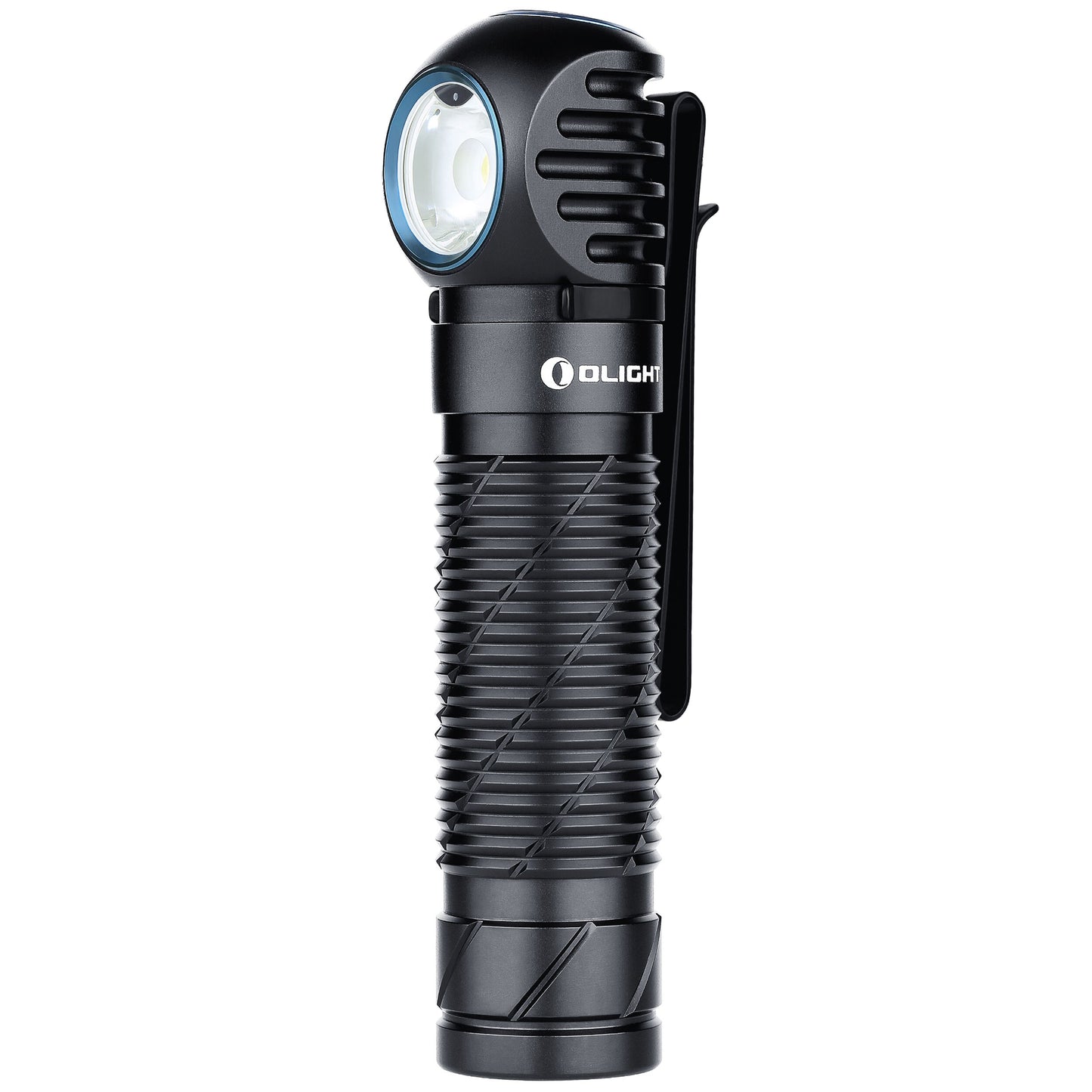 Latarka czołowa i kątowa Olight Perun 2 Cool White Kit Black z opaską - 2500 lumenów