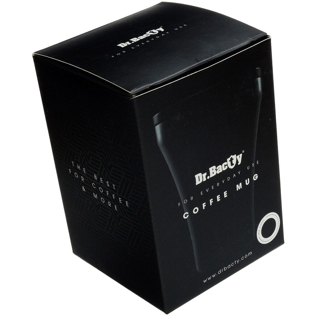 Kubek termiczny Dr.Bacty Apollo Ceramic "Not now" 227 ml - Czarny