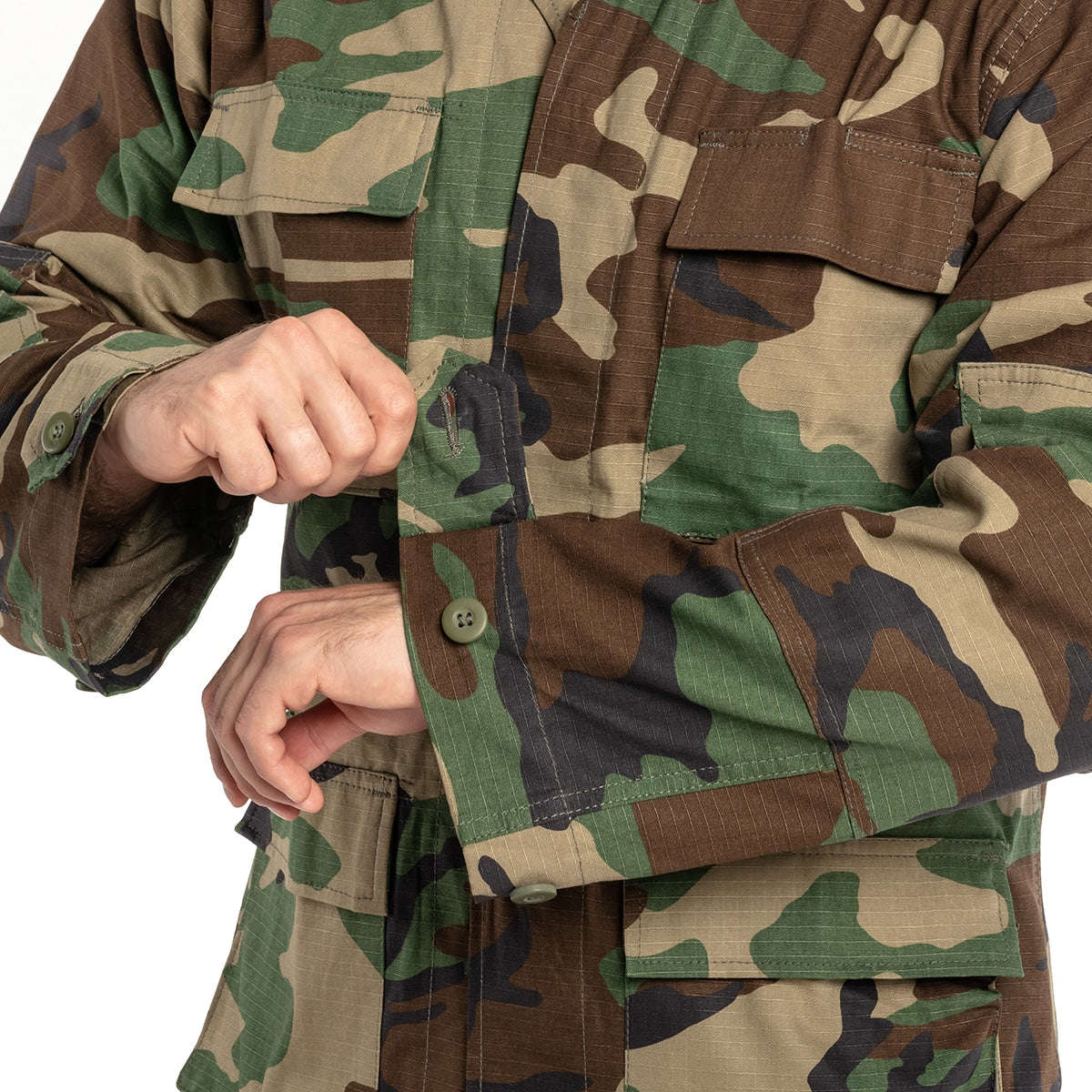 Bluza wojskowa Mil-Tec Teesar BDU Rip-Stop - Woodland
