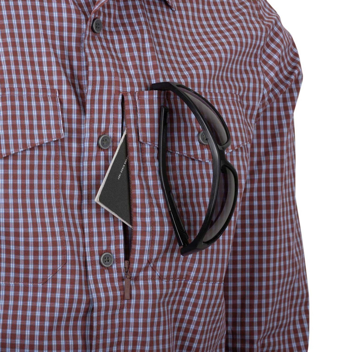 Koszula Helikon Covert Concealed Carry - Scarlet Flame Checkered