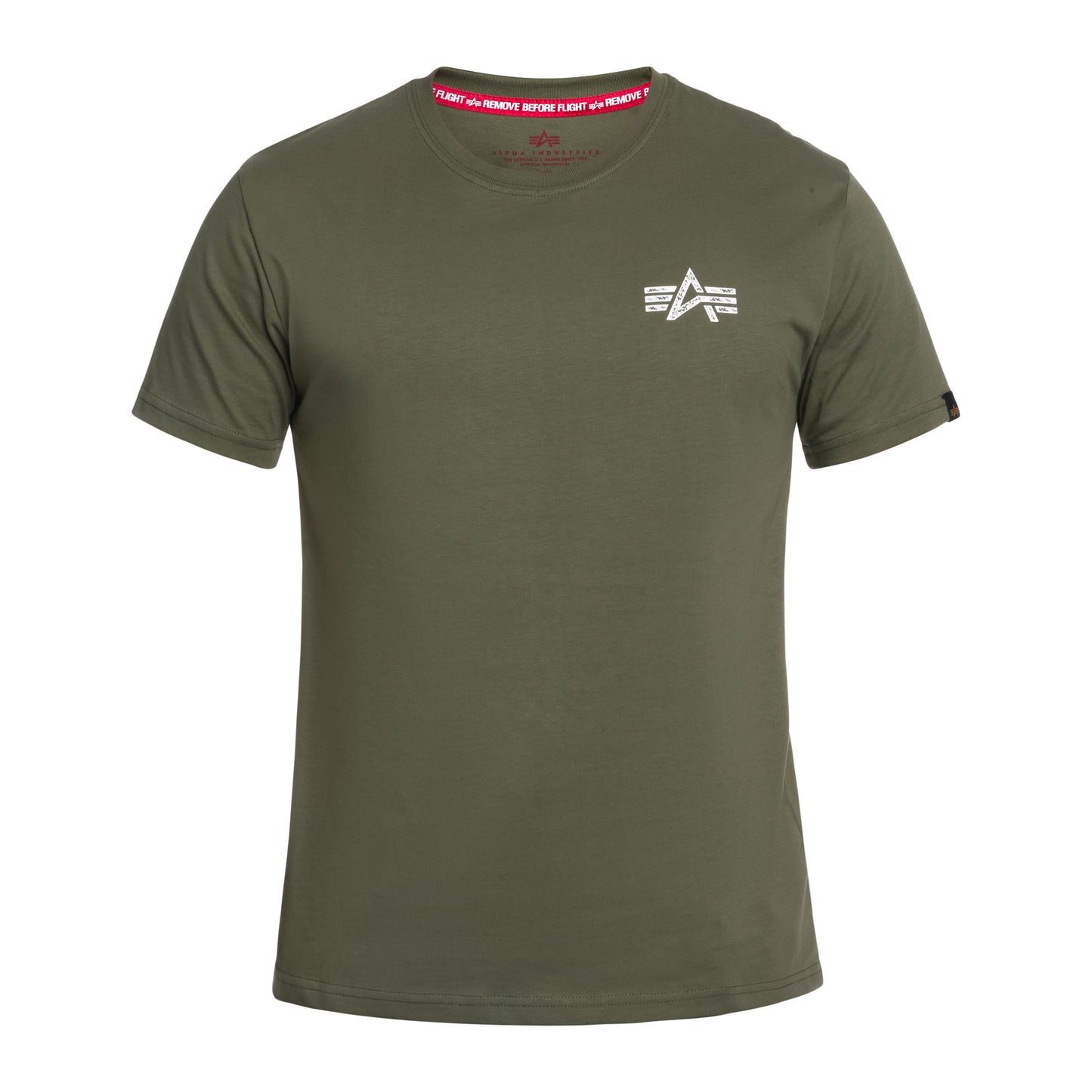 Koszulka T-shirt Alpha Industries Signature Back Print - Sage Green