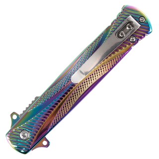 Nóż składany Joker Rainbow Siciliana Spring Assisted