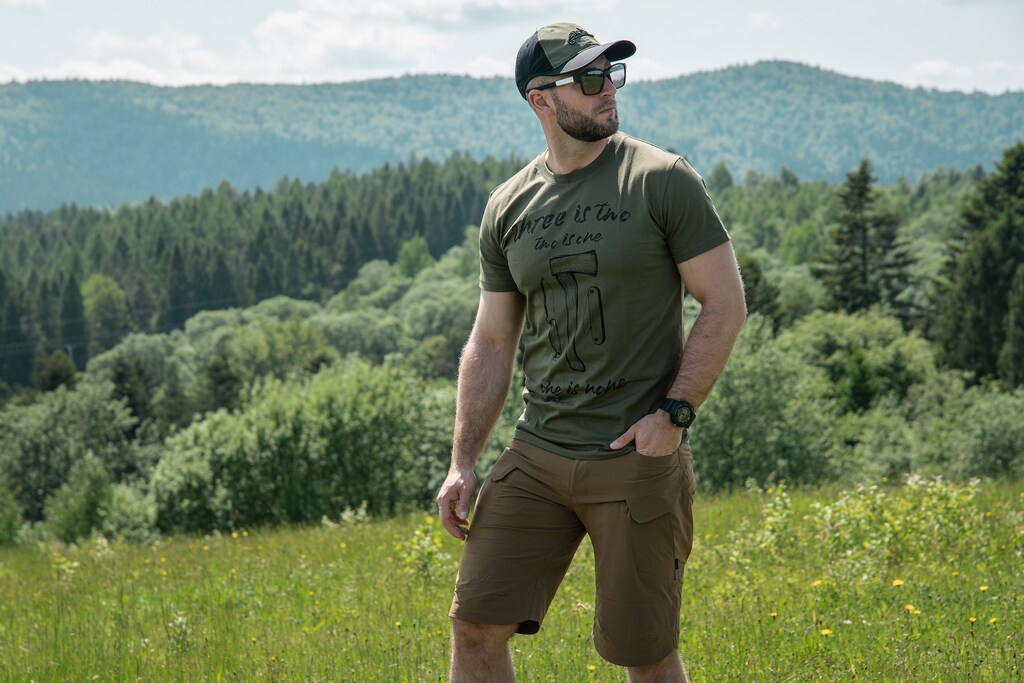 Szorty Helikon OTS 11" VersaStretch Lite - Mud Brown