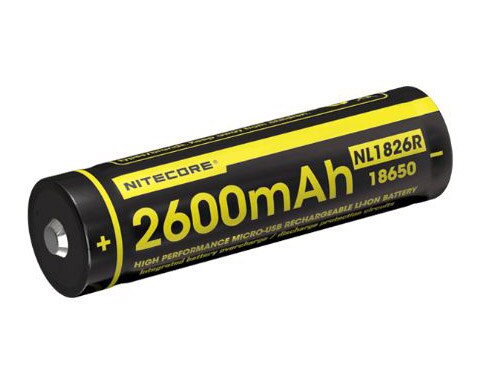 Akumulator Nitecore 18650 MicroUSB - 2600 mAh