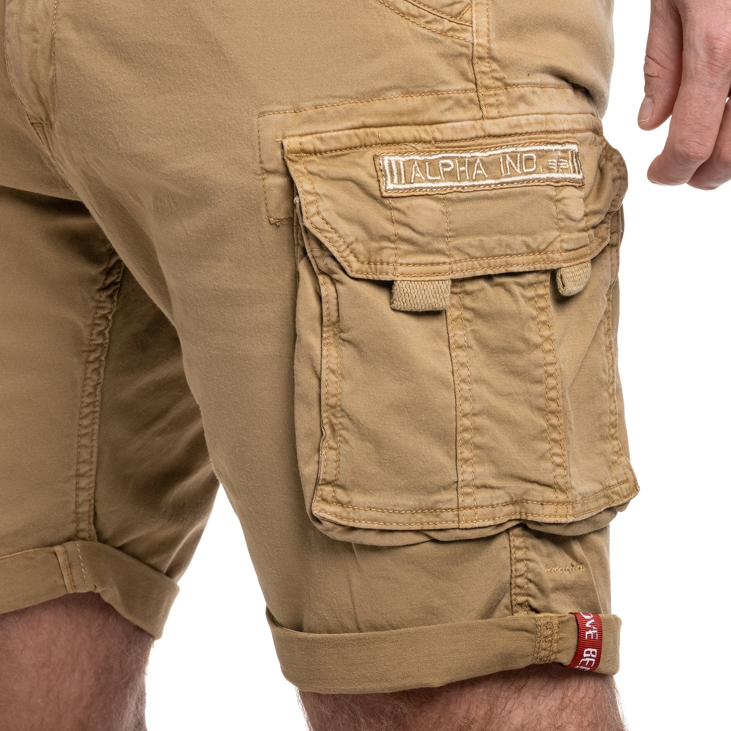Szorty Alpha Industries Crew Short - Khaki