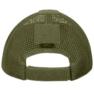 Czapka z daszkiem plus velcro Helikon Mesh - Olive Green