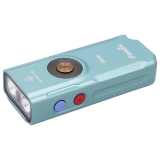Latarka ze wskaźnikiem laserowym Fenix E06R UV Turquoise - 700 lumenów