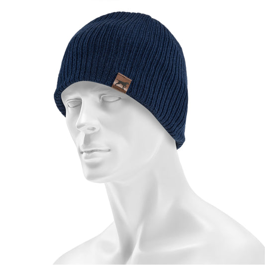 Czapka zimowa Agbo Merino Bird - Granatowa