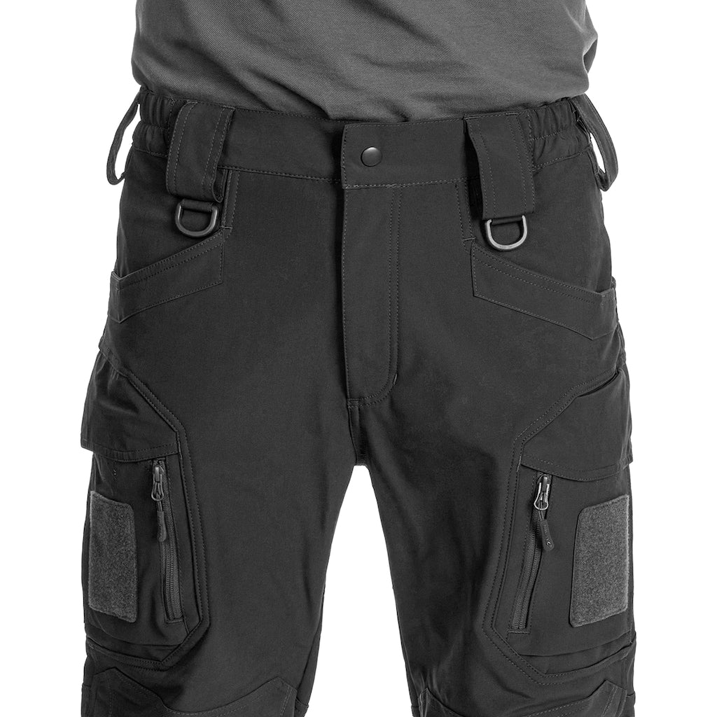 Spodnie Mil-Tec Softshell Assault Waterproof - Black