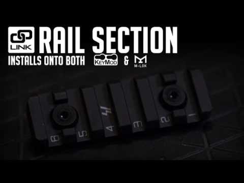 Szyna montażowa Strike Industries LINK KeyMod/M-Lok Rail 7 Slots QD - Black