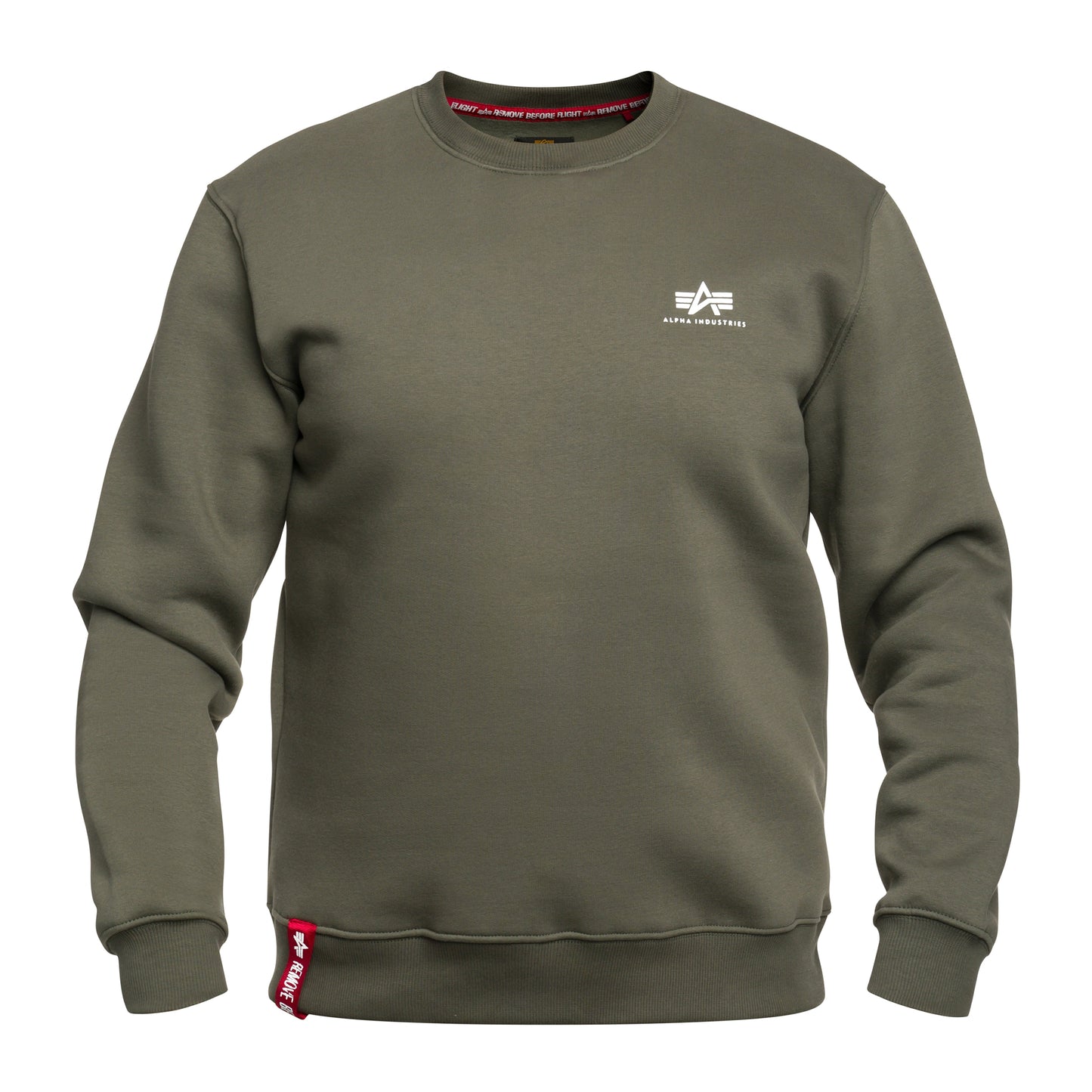 Bluza Alpha Industries Basic Sweater Small Logo - Dark Olive