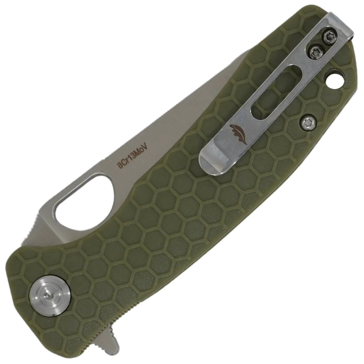 Nóż składany Honey Badger Leaf Medium 8Cr13MoV - Green