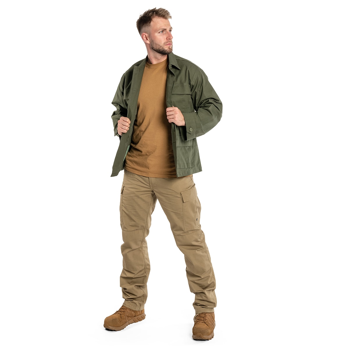 Bluza wojskowa Mil-Tec Teesar BDU Rip-Stop - Olive