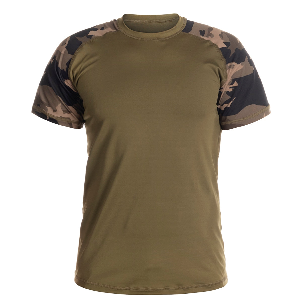Koszulka termoaktywna Greg Tactical TC02 Short Sleeve - Camo/Khaki