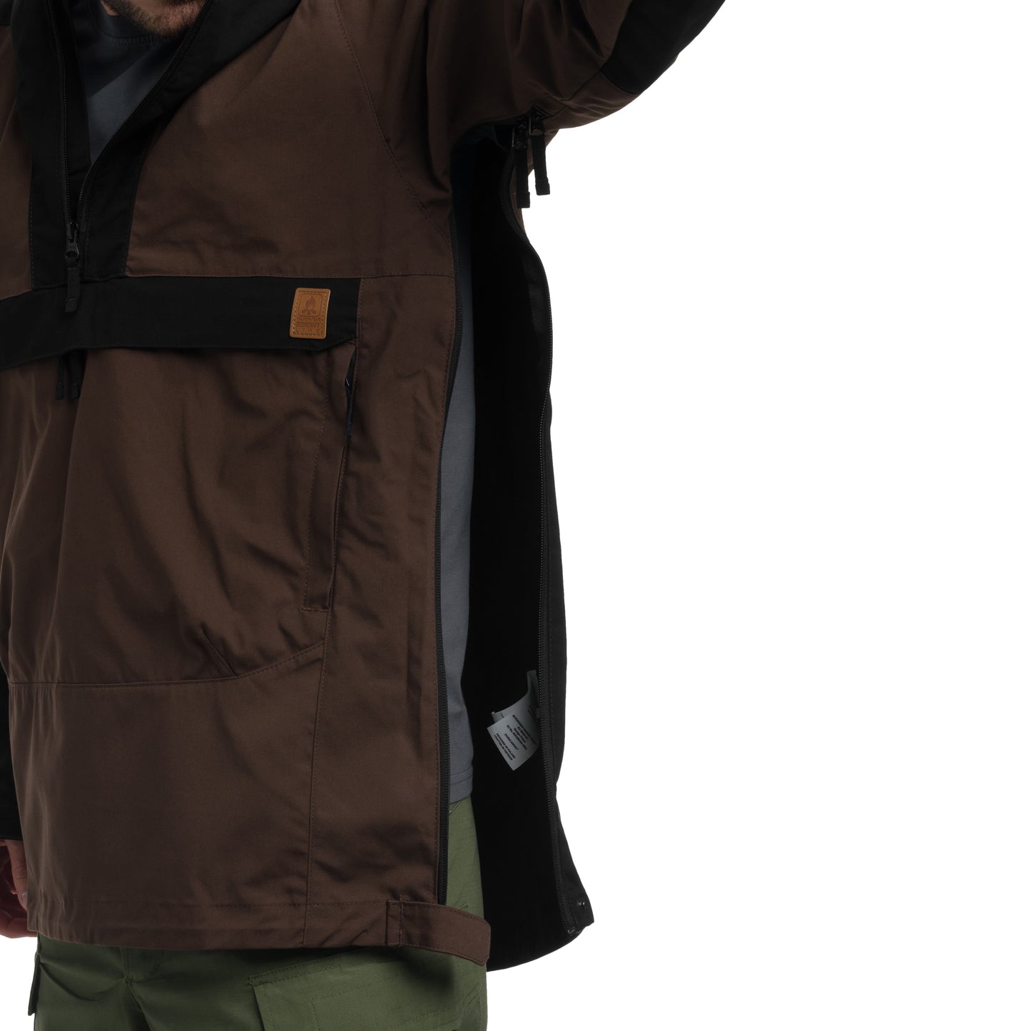 Kurtka Helikon Woodsman Anorak - Earth Brown/Black