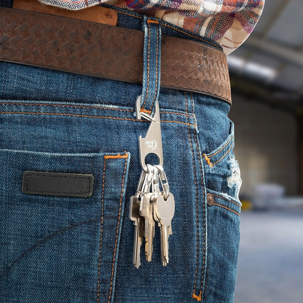 Brelok Nite Ize Z-Rack Keychain Steel - Silver