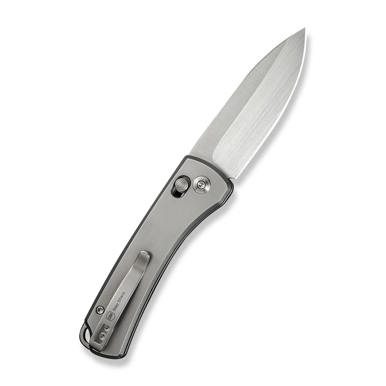 Nóż składany WE Knife Nightblade - Polished Bead Blasted Titanium