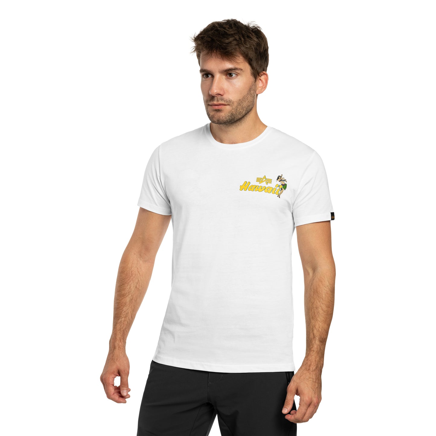 Koszulka T-Shirt Alpha Industries Pearl Harbor Back Print - White