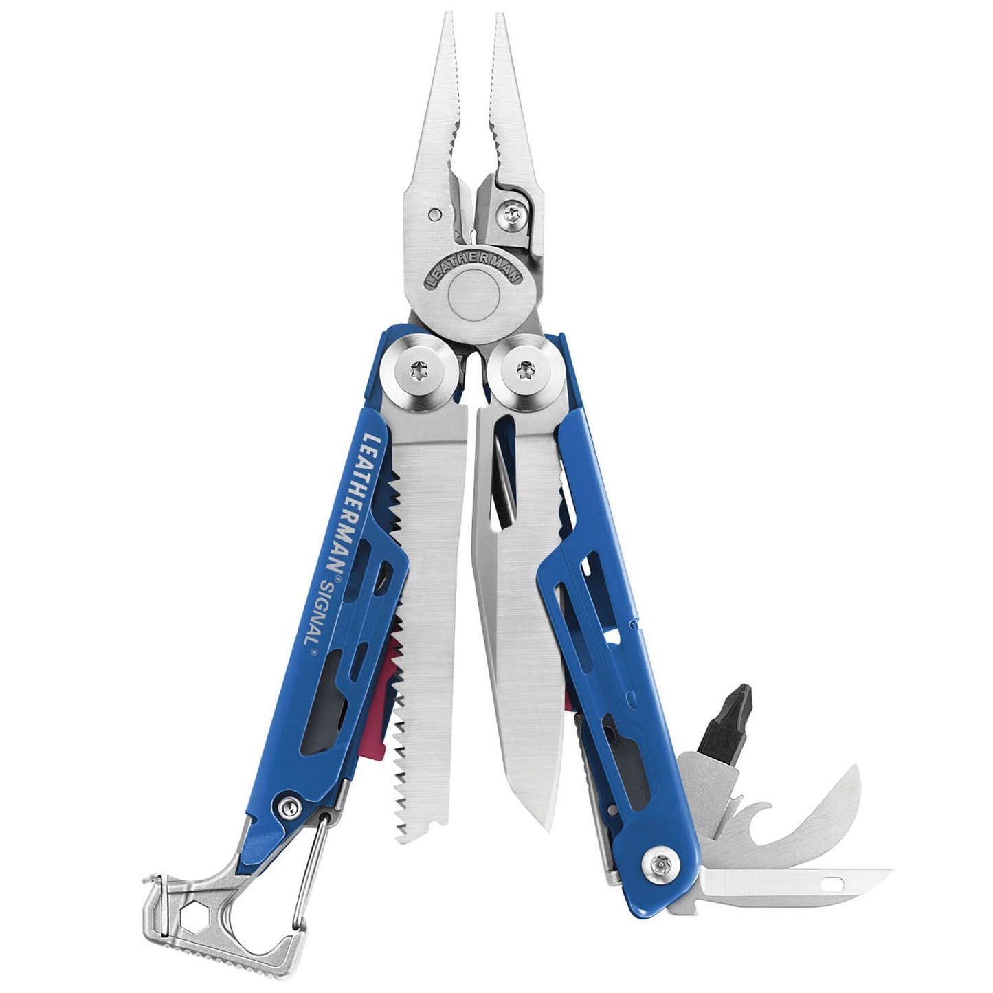 Multitool Leatherman Signal Cobalt z kaburą