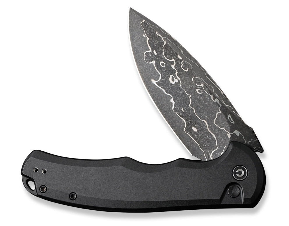 Nóż składany Civivi Praxis Aluminium - Black Damascus