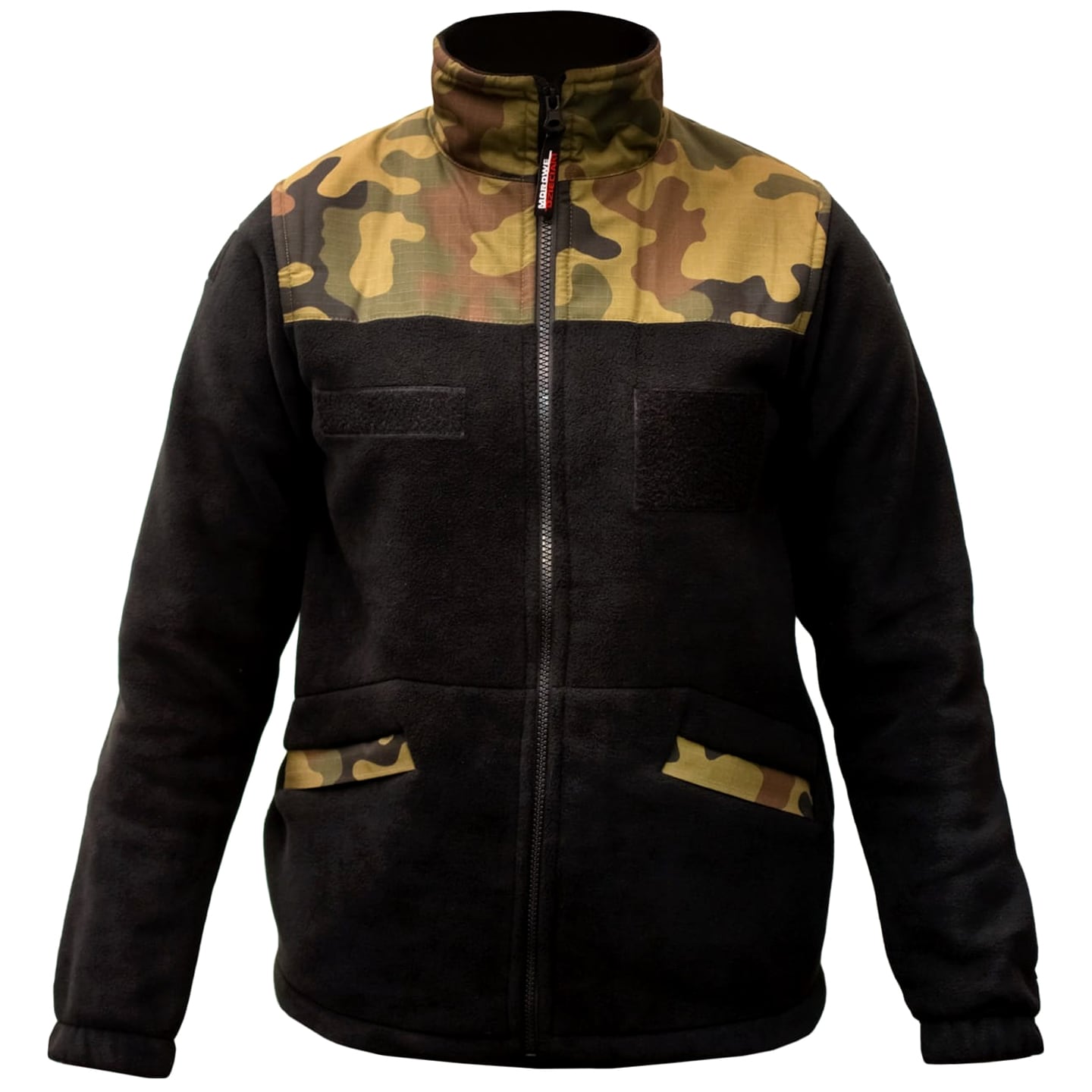 Polar dziecięcy Maxtex Junior - Czarny/wz.93 Pantera PL Woodland