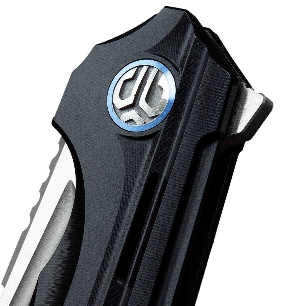 Nóż składany Bestech Knives Vigil - Satin Blade/Black Titanium