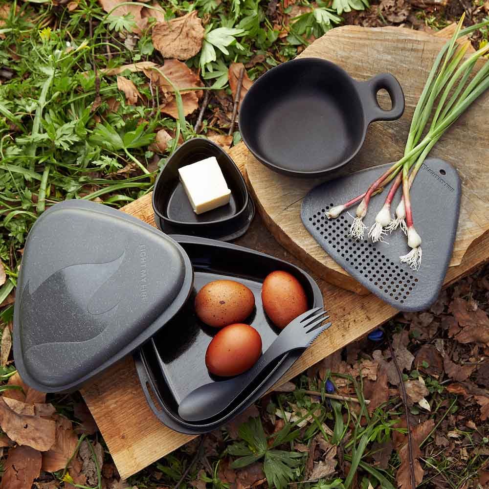 Zestaw turystyczny Light MY Fire Outdoor MealKit Bio - Musty Yellow