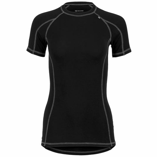 Koszulka termoaktywna damska Highlander Outdoor Bamboo Base Layer 190 - Black