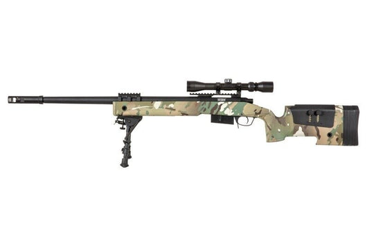 Karabin snajperski ASG Specna Arms SA-S03 CORE z lunetą i dwójnogiem - MC