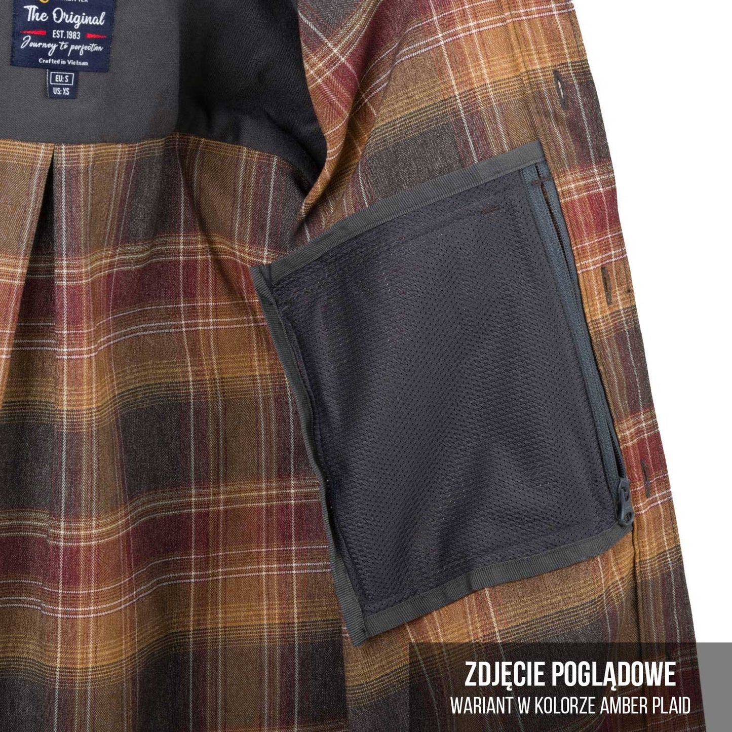 Koszula Helikon GreyMan Polyester/Nylon - Blue Stonework Plaid