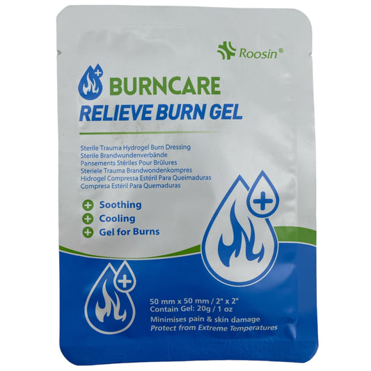 Opatrunek hydrożelowy Roosin Burncare Relieve Burn Gel 5 x 5 cm