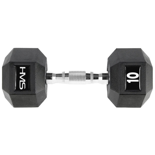 Hantel heksagonalny HMS Hex Pro 10 kg