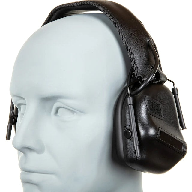 Ochronniki słuchu aktywne Wosport HD-12 IPSC Gen. 5 - Black