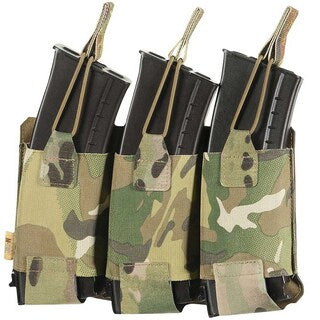 Ładownica elastyczna M-Tac Elite Laser Cut na 3 magazynki karabinowe - Multicam