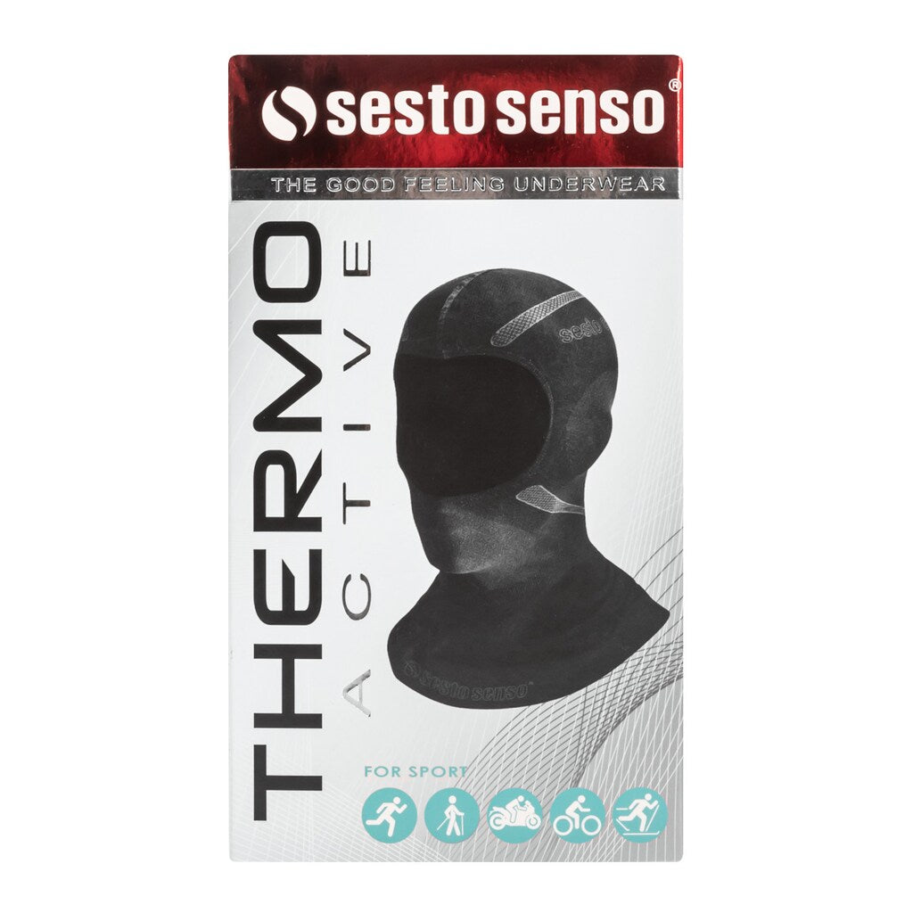 Kominiarka termoaktywna Sesto Senso Thermo Active Black