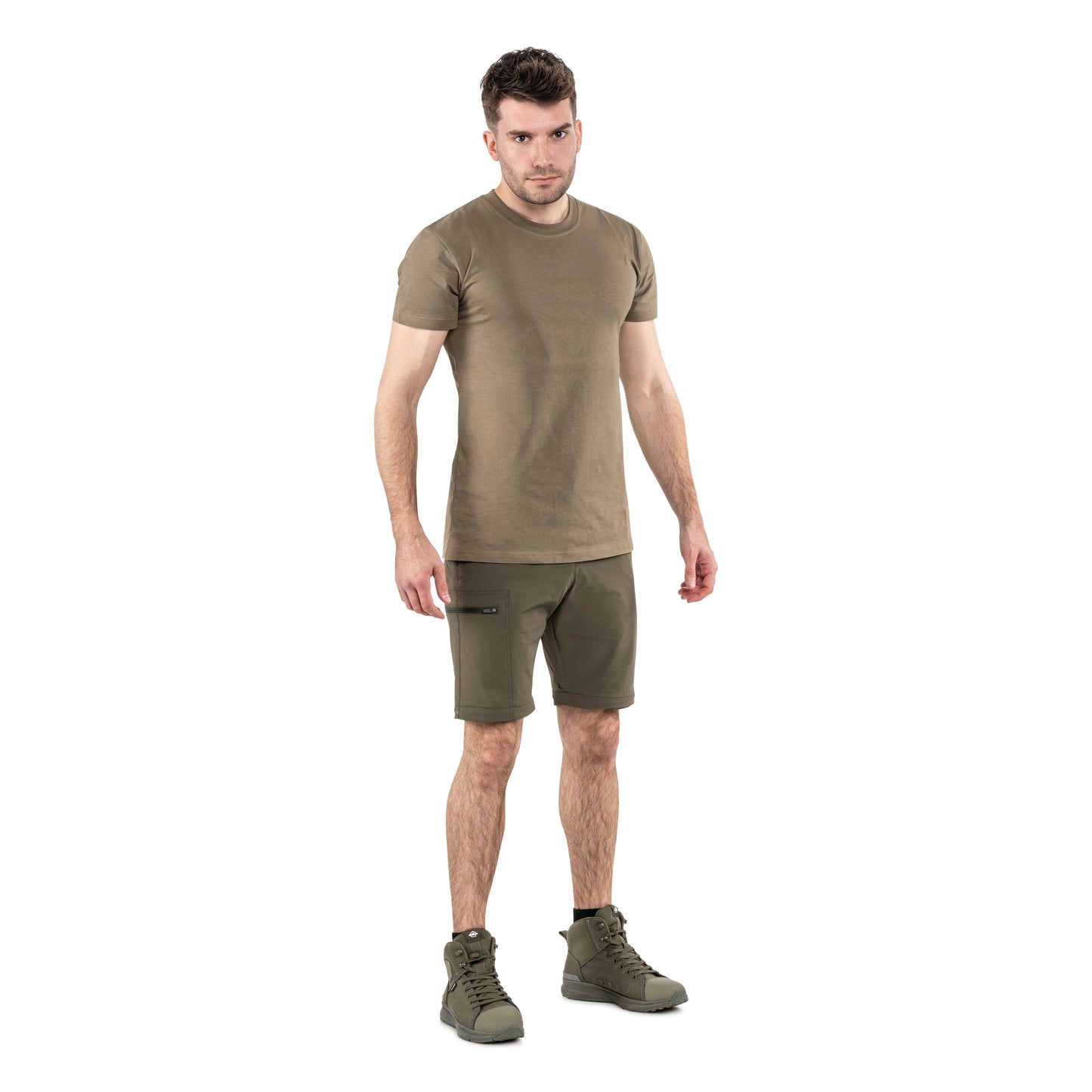 Spodnie trekkingowe 2w1 Viking Rocklyn - Khaki