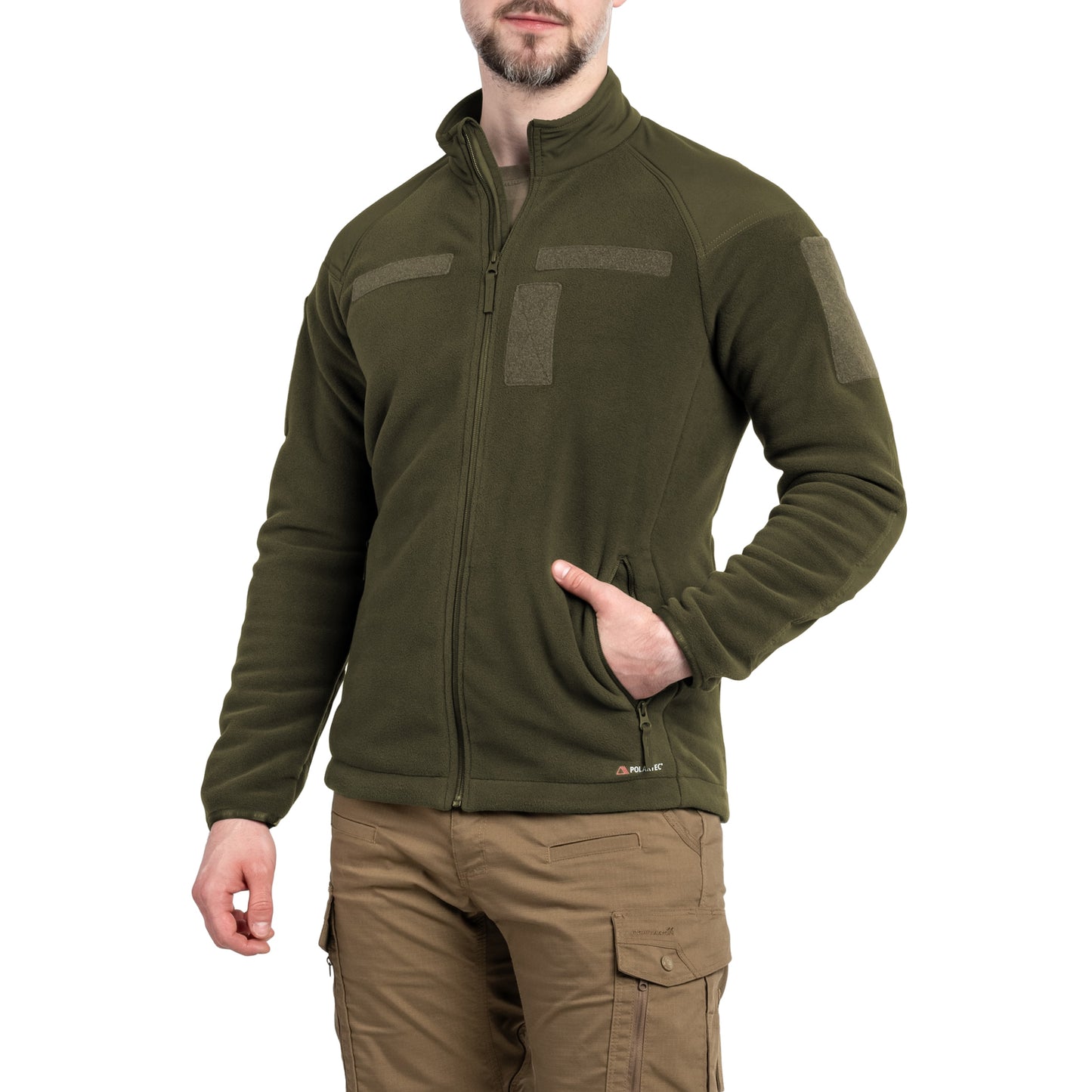 Polar M-Tac Combat Fleece Polartec Jacket - Dark Olive