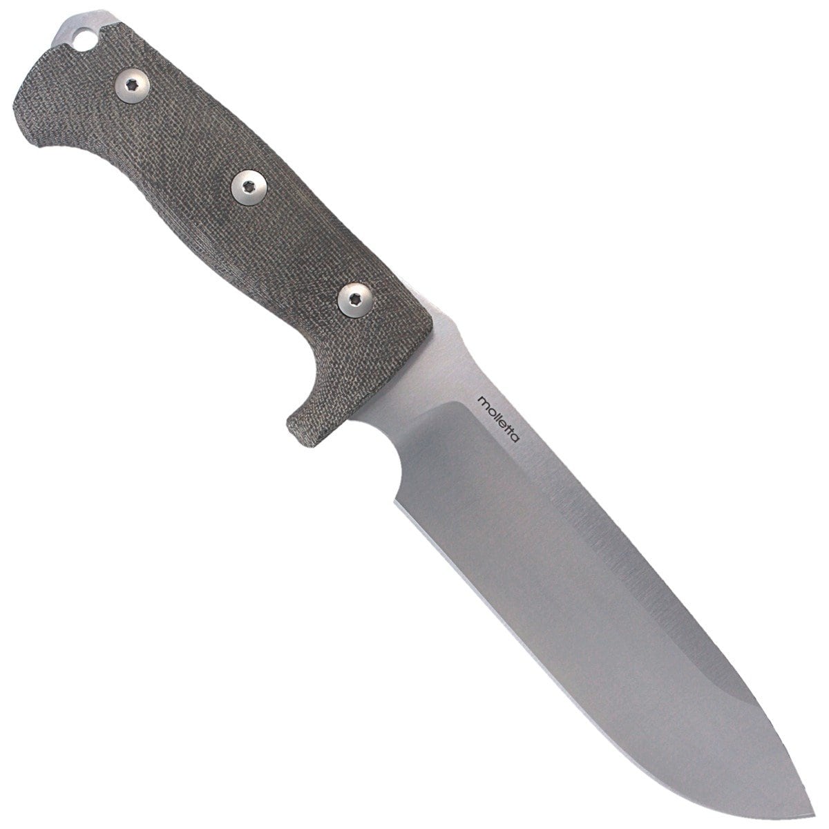 Nóż LionSteel M7 Green Canvas Satin Blade