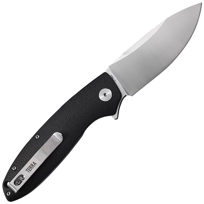 Nóż składany Petrified Fish Terra PF-B01 - Satin/Black