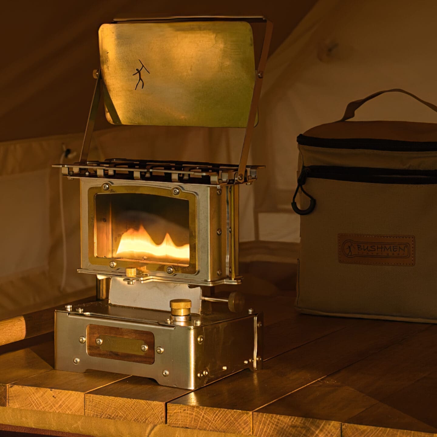 Lampa naftowa Bushmen Oil Outpost - Steel