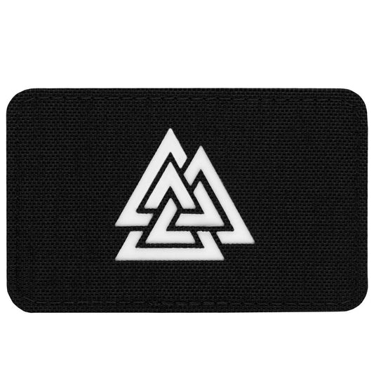Naszywka M-Tac Valknut Laser Cut - Black Luminate