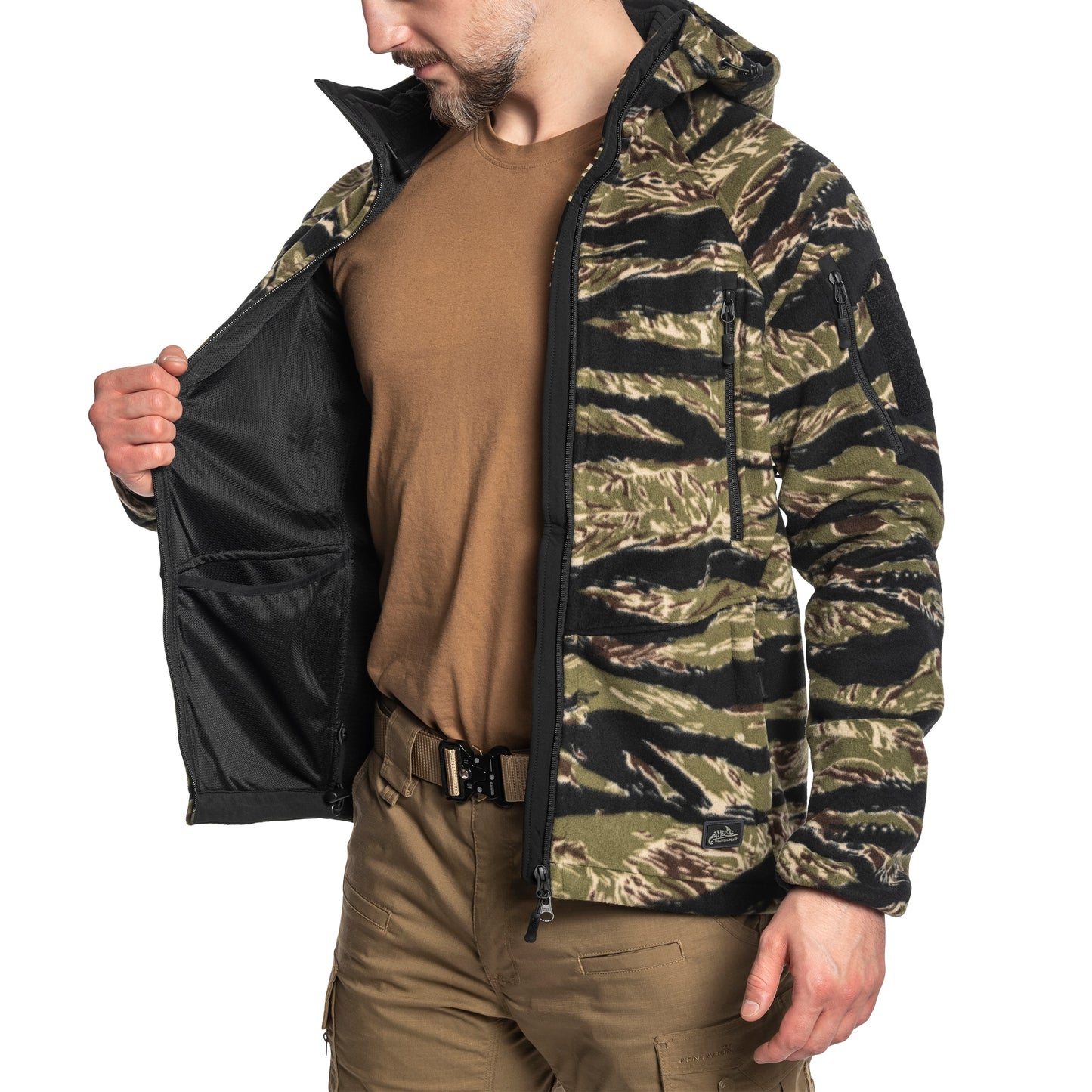 Polar Helikon Patriot Mk2 Hybrid Fleece - Tiger Stripe
