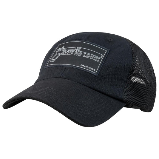 Czapka z daszkiem Direct Action No Loud Vintage Baseball Cap - Black
