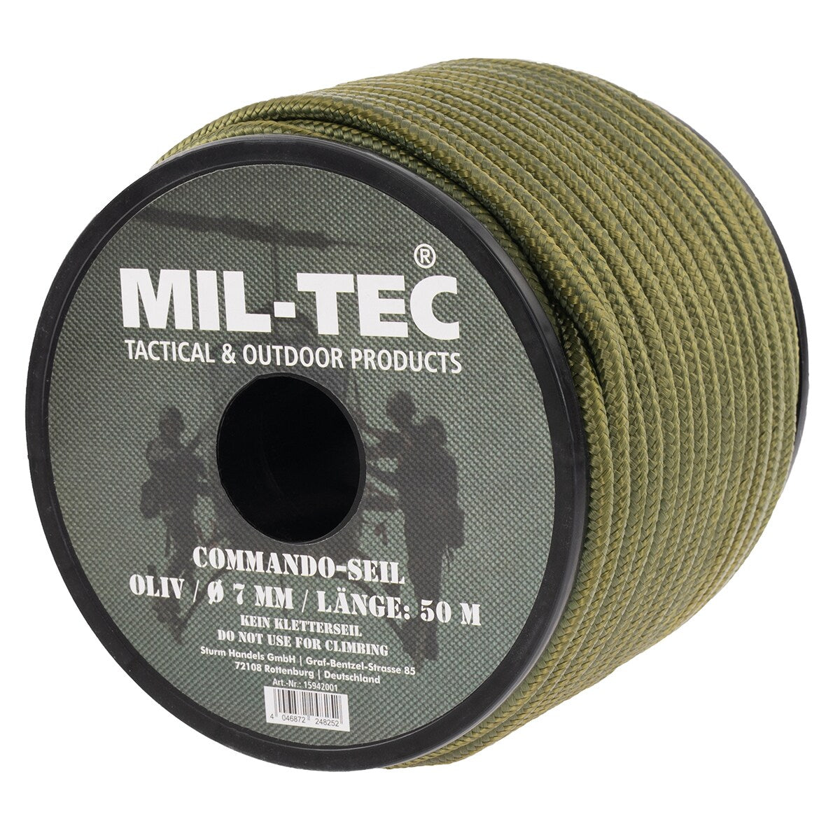 Linka Mil-Tec Commando 50 m x 7 mm - olive