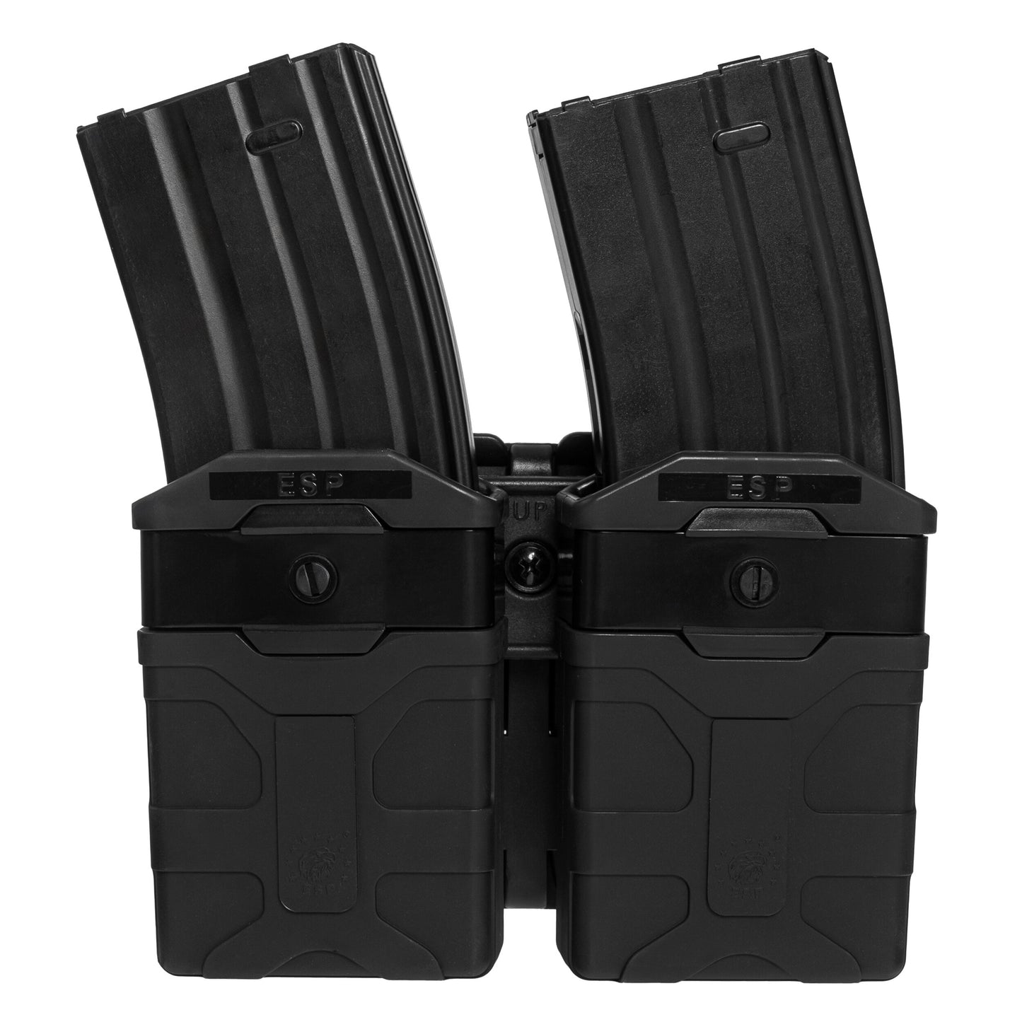 Podwójna ładownica obrotowa ESP z montażem UBC-04-2 na magazynki do AR-15 - Black