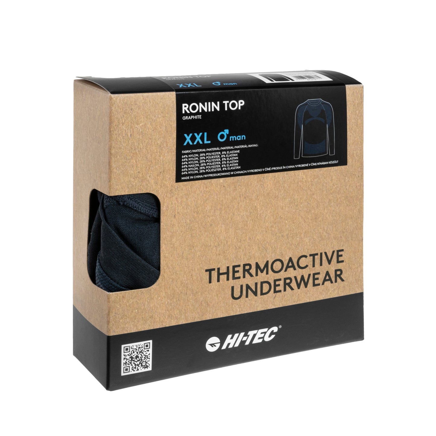 Koszulka termoaktywna Hi-Tec Ronin Top Long Sleeve - Graphite