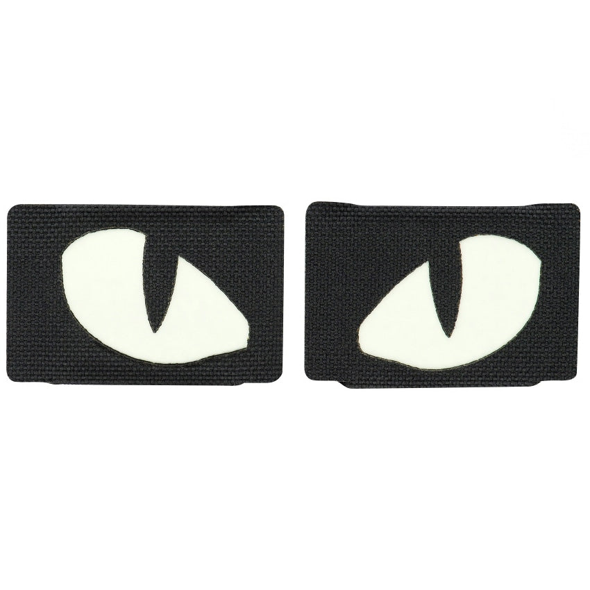 Naszywka M-Tac Tiger Eyes Laser Cut (para) - Black