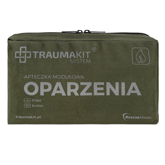 Apteczka modułowa AedMax Trauma Kit O Zielona - Oparzenia