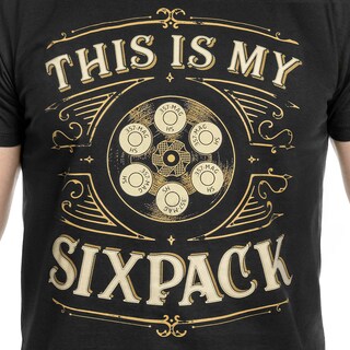 Koszulka T-shirt War Hog Six Pack - Black